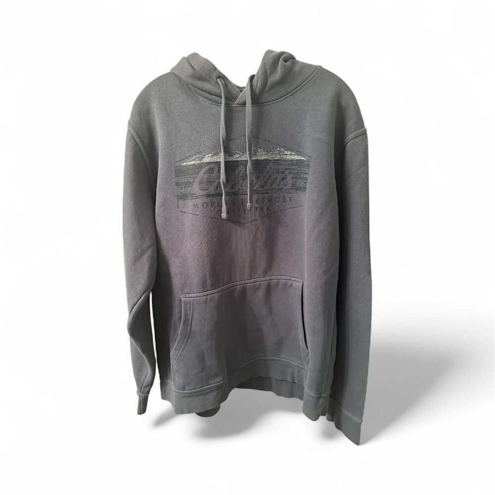 Men's Cabela's Blue Hoodie Sweatshirt Size Large‎